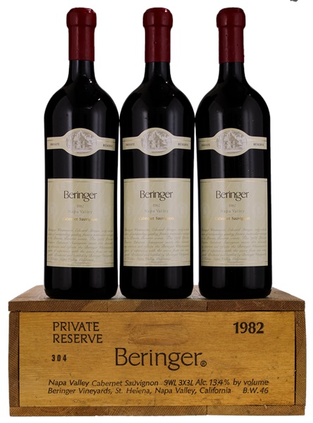 1982 Beringer Private Reserve Cabernet Sauvignon, 3.0ltr