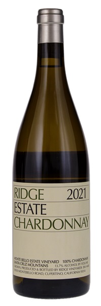 2021 Ridge Santa Cruz Mountain Estate Chardonnay, 750ml
