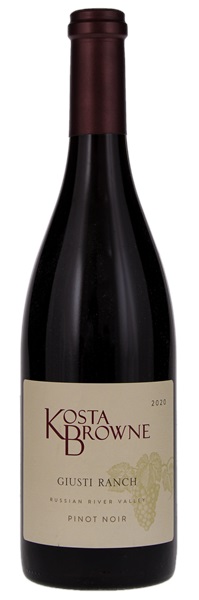 2020 Kosta Browne Giusti Ranch Pinot Noir, 750ml