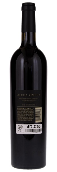 2007 Alpha Omega Beckstoffer To Kalon Cabernet Sauvignon, 750ml