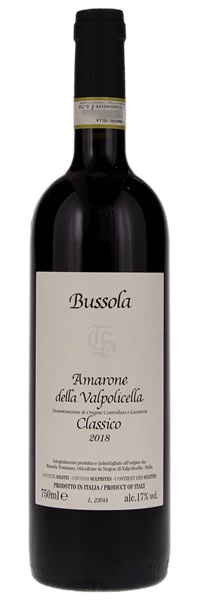 2018 Tommaso Bussola Amarone della Valpolicella Classico TB, 750ml