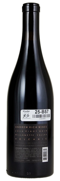 2018 Andrew Rich Volcanic Pinot Noir, 750ml