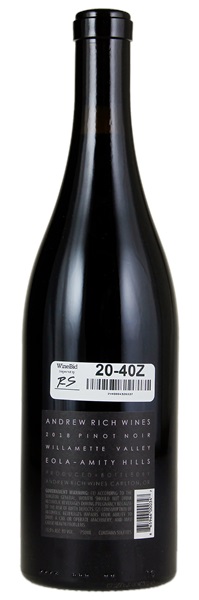 2018 Andrew Rich Eola Amity Pinot Noir, 750ml