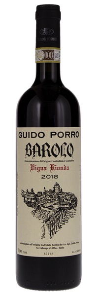 2018 Guido Porro Barolo Vigna Rionda, 750ml