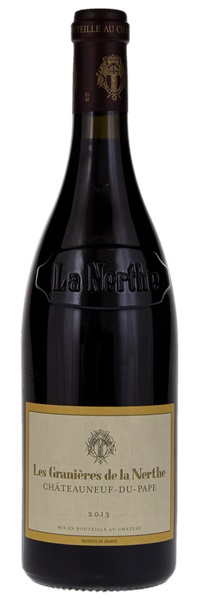 2013 Chateau la Nerthe Les Granieres de la Nerthe Chateauneuf du Pape, 750ml