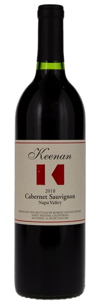 2018 Robert Keenan Winery Cabernet Sauvignon, 750ml