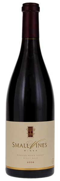 2006 Small Vines Wines Russian River Valley Pinot Noir, 750ml