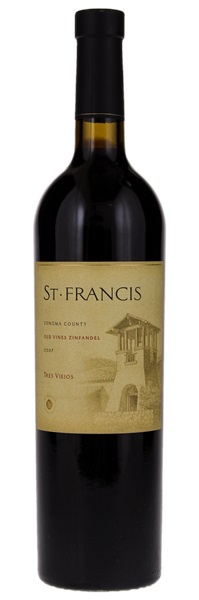 2007 St. Francis Tres Viejos Old Vines Zinfandel, 750ml