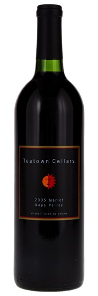 2005 Teatown Cellars Merlot, 750ml