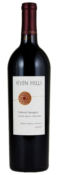 2007 Seven Hills Winery Seven Hills Vineyard Cabernet Sauvignon, 750ml