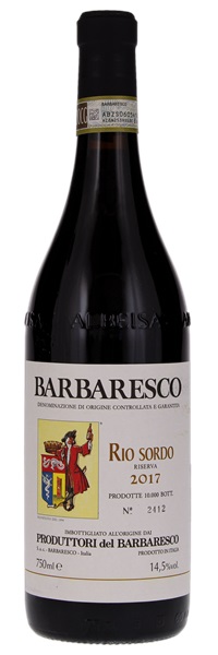2017 Produttori del Barbaresco Barbaresco Rio Sordo Riserva, 750ml