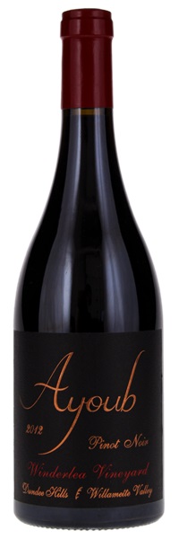 2012 Ayoub Winderlea Vineyard Pinot Noir, 750ml
