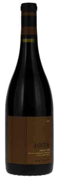 2011 Iota Cellars Pelos Sandberg Vineyard Dijon Clones 667 & 777 Pinot Noir, 750ml