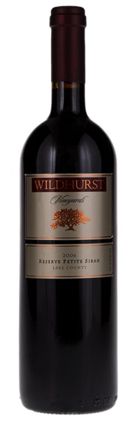 2006 Wildhurst Vineyards Reserve Petite Sirah, 750ml