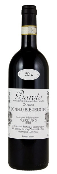 2014 Burlotto Barolo Vigneto Cannubi, 750ml