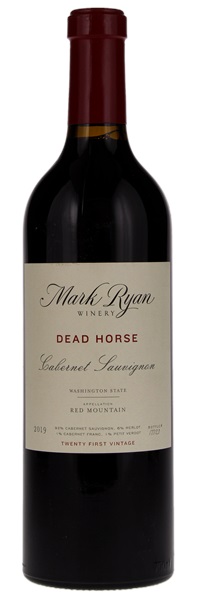 2019 Mark Ryan Winery Dead Horse Cabernet Sauvignon, 750ml