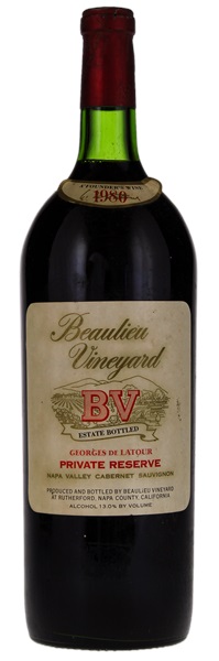1980 Beaulieu Vineyard Georges de Latour Private Reserve Cabernet Sauvignon, 1.5ltr