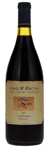 1987 Louis M. Martini Reserve Petite Sirah, 750ml