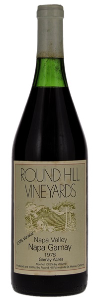 1978 Round Hill Gamey Acres Gamay, 750ml