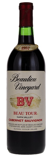 1987 Beaulieu Vineyard Beautour Cabernet Sauvignon, 750ml