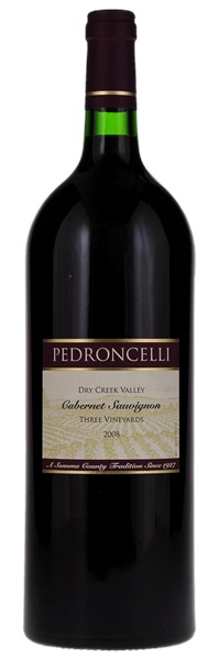 2008 Pedroncelli Three Vineyards Cabernet Sauvignon, 1.5ltr