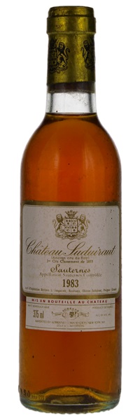 1983 Château Suduiraut, 375ml
