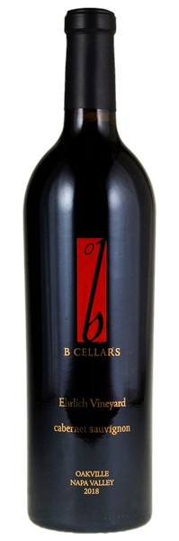2018 B Cellars Ehrlich Vineyard Cabernet Sauvignon, 750ml