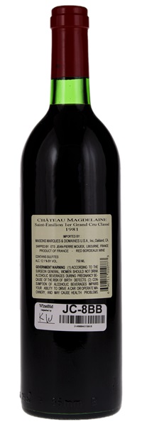 1981 Château Magdelaine, 750ml