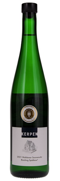2021 Heribert Kerpen Wehlener Sonnenuhr Riesling Spatlese* (Auction) #18 (Screwcap), 750ml