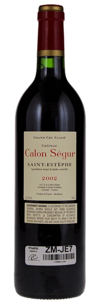 2002 Château Calon-Segur, 750ml
