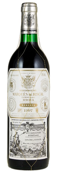 1997 Marques de Riscal Rioja Reserva, 750ml