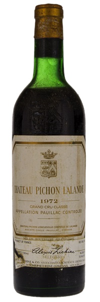 1972 Château Pichon-Longueville-Comtesse-de-Lalande, 750ml