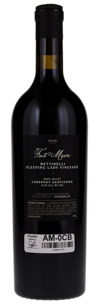2016 Fait Main Bettinelli Sleeping Lady Vineyard Cabernet Sauvignon, 750ml