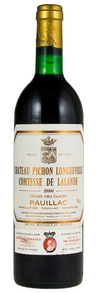 1980 Château Pichon-Longueville-Comtesse-de-Lalande, 750ml