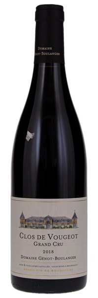 2018 Génot-Boulanger Clos de Vougeot, 750ml