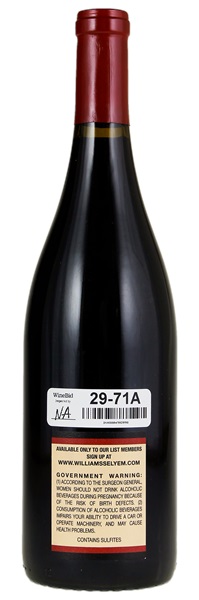 2018 Williams Selyem Foss Vineyard Pinot Noir, 750ml