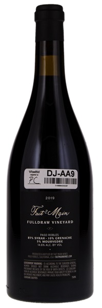 2019 Fait Main Fulldraw Vineyard Red Blend, 750ml