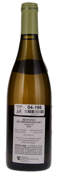 2011 Domaine Ramonet Bienvenues-Bâtard-Montrachet, 750ml