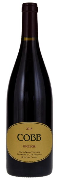 2018 Cobb Doc's Ranch Pommard & 114 Selection Pinot Noir, 750ml