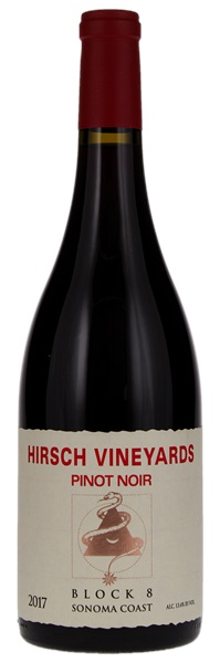 2017 Hirsch Vineyards Block 8 Pinot Noir, 750ml