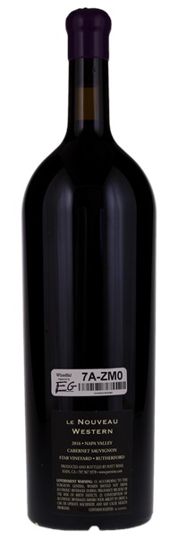 2016 Pott Wine Star Vineyard Le Nouveau Western Cabernet Sauvignon, 1.5ltr