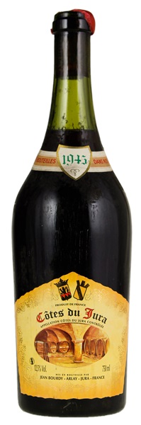 1945 Jean Bourdy Côtes du Jura Rouge, 750ml