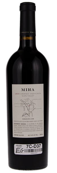2016 Mira Schweizer Vineyard Cabernet Sauvignon, 750ml
