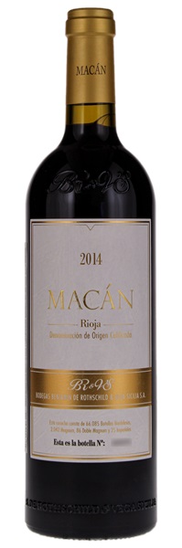 2014 Benjamin Rothschild & Vega Sicilia Rioja Macan, 750ml