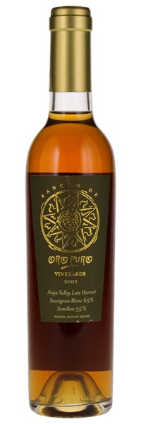 2002 Oro Puro Vineyards Late Harvest Sauvignon Blanc/Semillon, 375ml