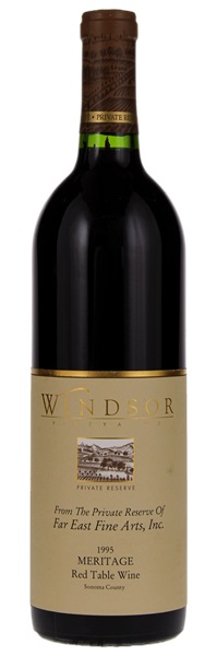1995 Windsor Vineyards Private Reserve Meritage, 750ml