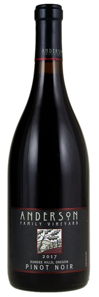 2017 Anderson Family Vineyard Pinot Noir, 750ml