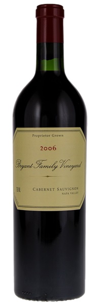 2006 Bryant Family Vineyard Cabernet Sauvignon, 750ml