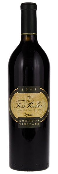 2001 Fess Parker Rodney's Vineyard Syrah, 750ml