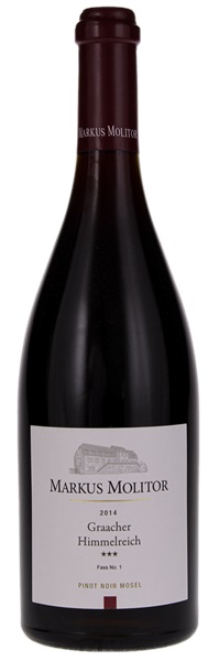 2014 Markus Molitor Graacher Himmelreich Pinot Noir *** #22, 750ml
